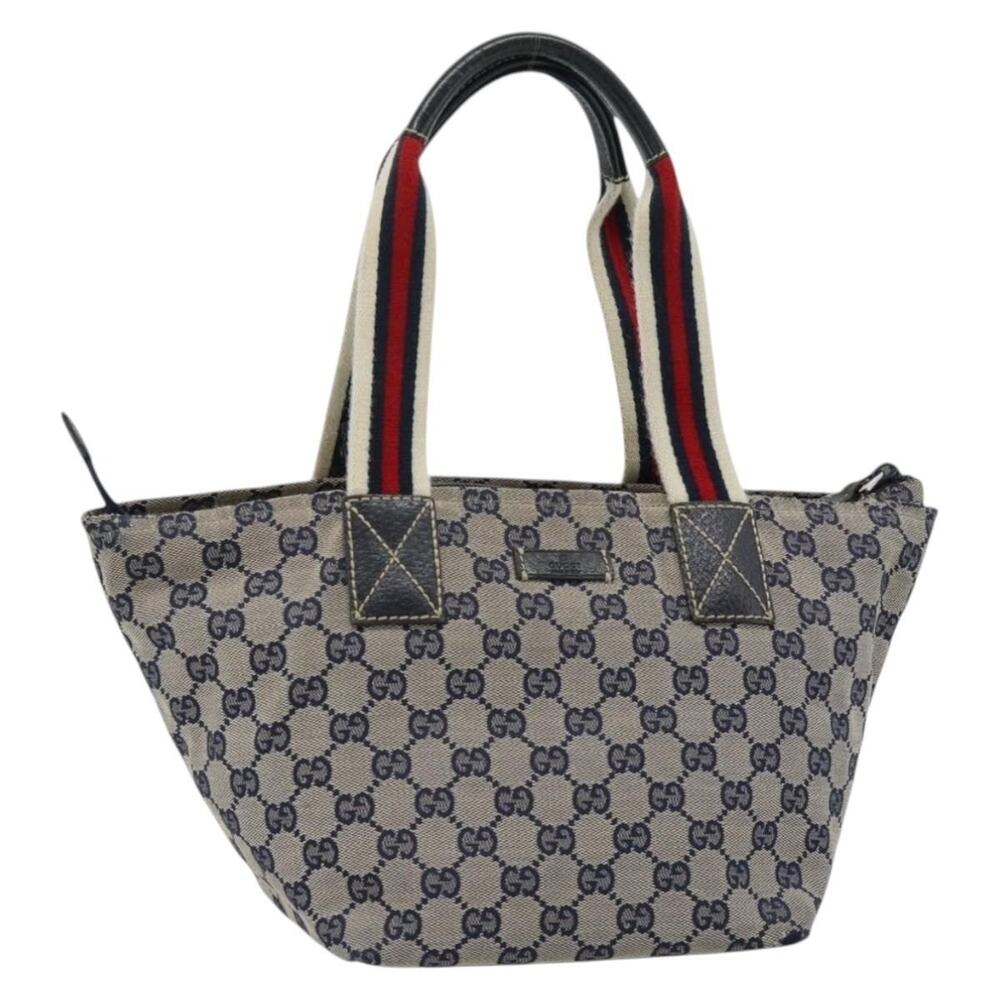 Gucci GG Canvas Web Handbag Blue